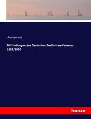 Cover von Mittheilungen des Deutschen Seefischerei-Vereins 1899/1900