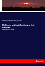 Cover von McGinness and Scott families and their branches.