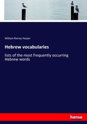 Cover von Hebrew vocabularies