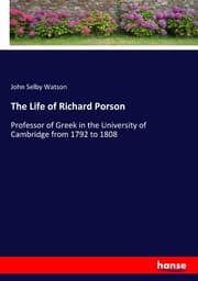 Cover von The Life of Richard Porson