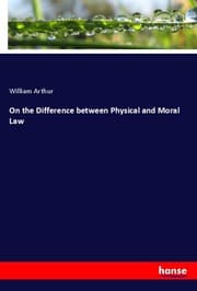 Cover von On the Difference between Physical and Moral Law