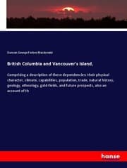 Cover von British Columbia and Vancouver's Island,