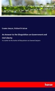 Cover von An Answer to the Disquisition on Government and Civil Liberty