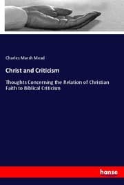 Cover von Christ and Criticism