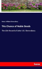 Cover von This Chance of Noble Deeds