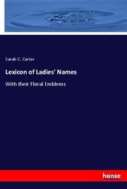 Cover von Lexicon of Ladies' Names