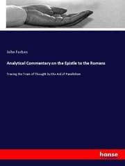 Cover von Analytical Commentary on the Epistle to the Romans