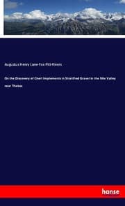 Cover von On the Discovery of Chert Implements in Stratified Gravel in the Nile Valley near Thebes