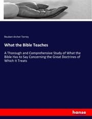 Cover von What the Bible Teaches