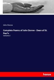 Cover von Complete Poems of John Donne - Dean of St. Paul's