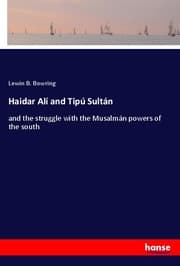 Cover von Haidar Alí and Tipú Sultán