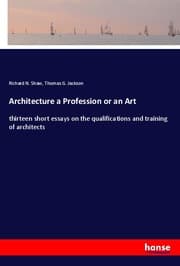 Cover von Architecture a Profession or an Art