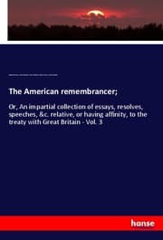 Cover von The American remembrancer;