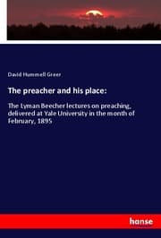 Cover von The preacher and his place: