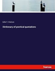Cover von Dictionary of poetical quotations