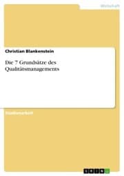 Cover von Die 7 Grundsätze des Qualitätsmanagements