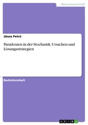 Cover von Paradoxien in der Stochastik. Ursachen und Lösungsstrategien