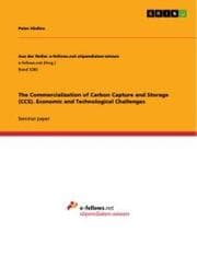 Cover von The Commercialization of Carbon Capture and Storage (CCS). Economic and Technological Challenges