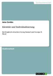 Cover von Identität und Individualisierung