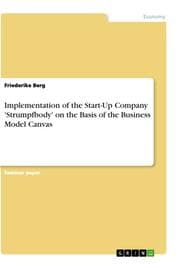 Cover von Implementation of the Start-Up Company 'Strumpfbody' on the Basis of the Business Model Canvas