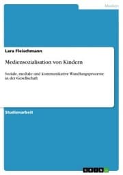 Cover von Mediensozialisation von Kindern