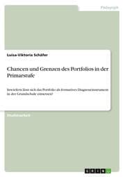 Cover von Chancen und Grenzen des Portfolios in der Primarstufe