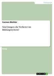 Cover von Sind Jungen die Verlierer im Bildungssystem?