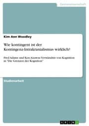 Cover von Wie kontingent ist der Kontingenz-Intrakranialismus wirklich?