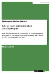 Cover von Gibt es einen mittelalterlichen Nationenbegriff?