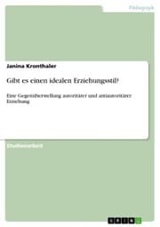 Cover von Gibt es einen idealen Erziehungsstil?