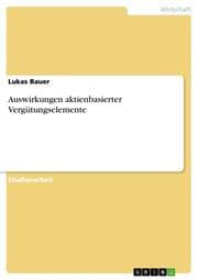 Cover von Auswirkungen aktienbasierter Vergütungselemente