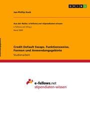 Cover von Credit Default Swaps. Funktionsweise, Formen und Anwendungsgebiete