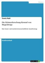 Cover von Die Kräuterforschung Konrad von Megenbergs