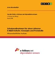 Cover von Schutzmaßnahmen für einen sicheren E-Mail-Verkehr. Konzepte und Protokolle