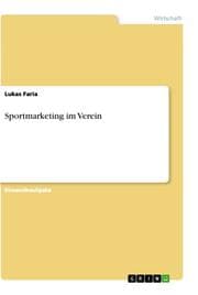 Cover von Sportmarketing im Verein