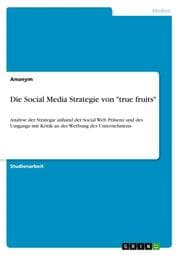 Cover von Die Social Media Strategie von 'true fruits'
