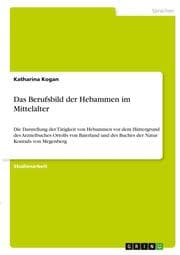 Cover von Das Berufsbild der Hebammen im Mittelalter