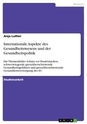 Cover von Internationale Aspekte des Gesundheitswesens und der Gesundheitspolitik