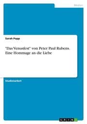 Cover von 'Das Venusfest' von Peter Paul Rubens. Eine Hommage an die Liebe
