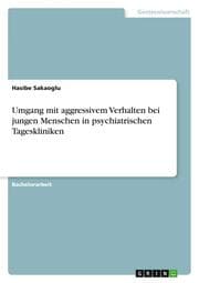Cover von Umgang mit aggressivem Verhalten bei jungen Menschen in psychiatrischen Tageskliniken