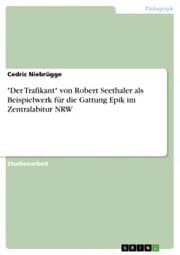 Cover von 'Der Trafikant' von Robert Seethaler als Beispielwerk für die Gattung Epik im Zentralabitur NRW