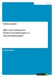 Cover von Bild- und textbasierte Frame-Verschiebungen in Automobilanzeigen