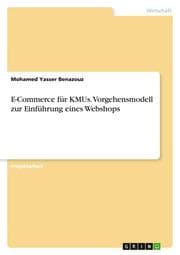 Cover von E-Commerce für KMUs. Vorgehensmodell zur Einführung eines Webshops