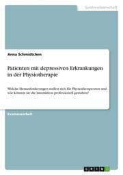 Cover von Patienten mit depressiven Erkrankungen in der Physiotherapie