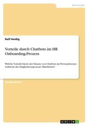 Cover von Vorteile durch Chatbots im HR Onboarding-Prozess