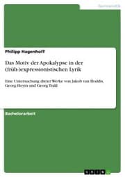 Cover von Das Motiv der Apokalypse in der (früh-)expressionistischen Lyrik