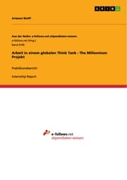 Cover von Arbeit in einem globalen Think Tank - The Millennium Projekt