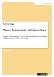 Cover von Women Empowerment im Unternehmen