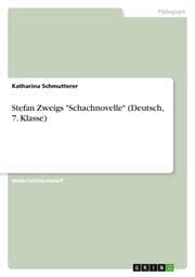 Cover von Stefan Zweigs 'Schachnovelle' (Deutsch, 7. Klasse)