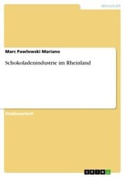 Cover von Schokoladenindustrie im Rheinland